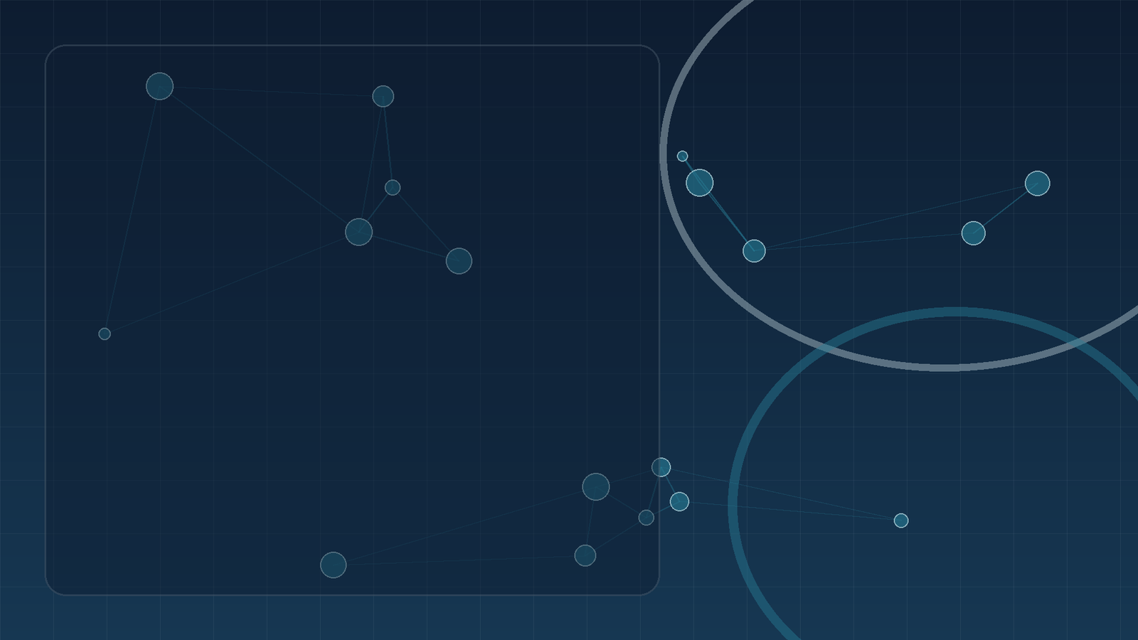 Ilustração de fluxos de dados conectando processos empresariais, automação e análise humana.